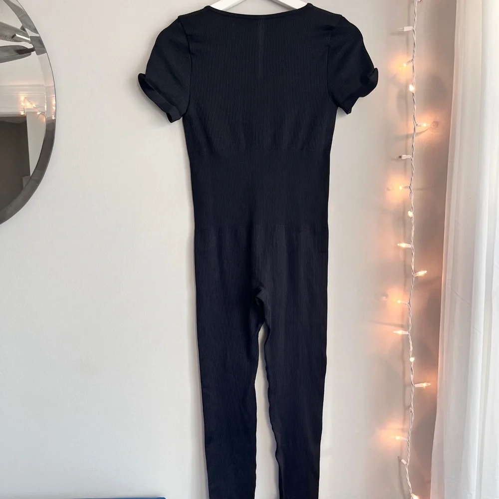 oqq ribbed jumpsuit 🤎 - Picture 4 of 7